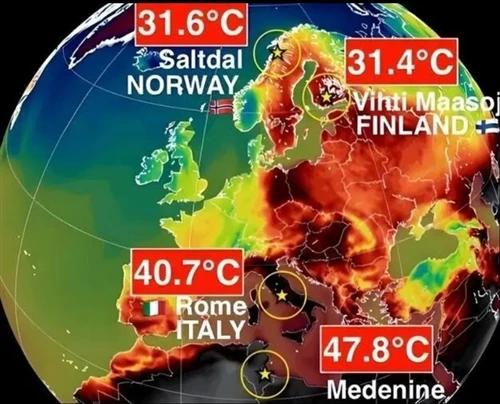 Kodėl Europa tokia karšta?